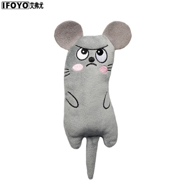 Kitten Chewing Thumb Bite Mint Claws Plush Cat Grinding Catnip Toys Pillow