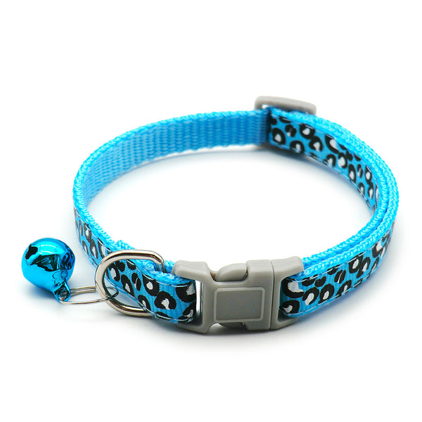 Adjustable Pet Cat Nylon Polyester Neck Collar With Regular Bell