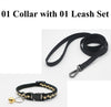 Golden Paw Small Breed Pet Nylon Neck Collar Bell with Leash