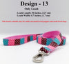 Small Breed Cats Puppies Dogs Pet Hand Made Leash with Quick Release Stainless Steel Hook 