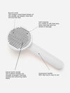 Self Cleaning Grooming Steel Comb Pin Cat Hair Portable Brush