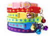 Star Pattern Adjustable Pet Cat Neck Collar With Regular Bell Kitten Nylon