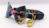 Cat Kitten Scarf Hand Made Bow Neck Collar With Golden Bell