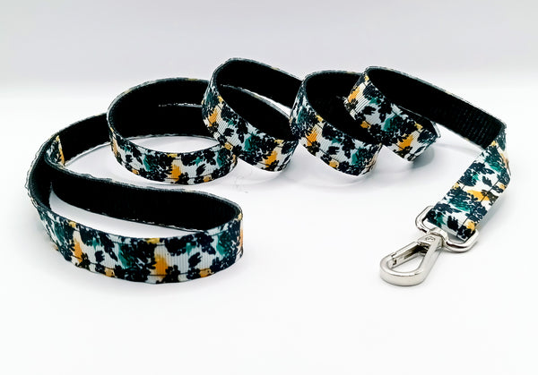 Stainless Steel Hook Pet Cat Hand Made Beautiful Printed Leash