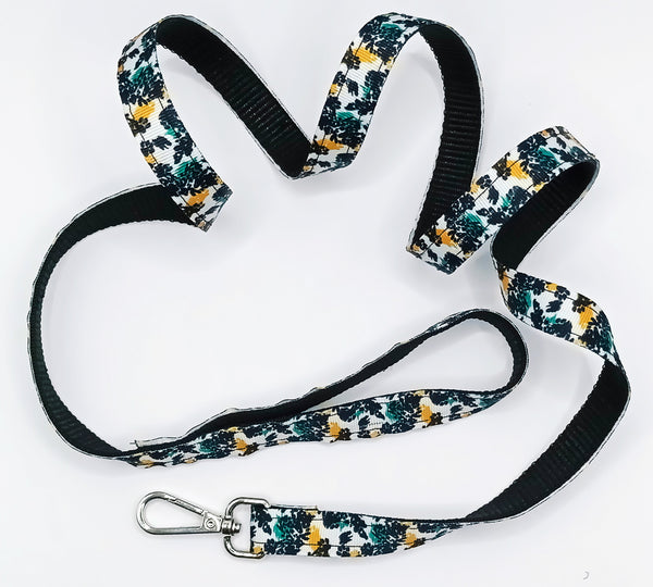 Stainless Steel Hook Pet Cat Hand Made Beautiful Printed Leash
