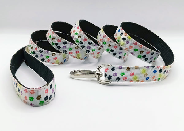 Pet Cat Hand Made Paw Pattern Leash Stainless Steel Hook