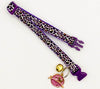 Adjustable Kitten Cat Purple Neck Collar with Pendant