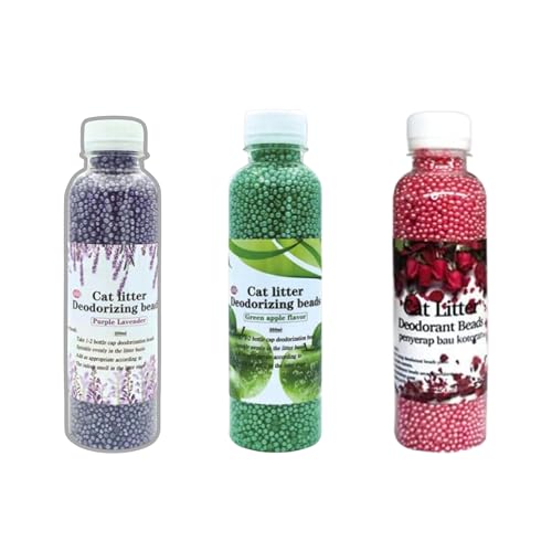 Cat Kitten Litter Deodorizer Deodorant Beads for Home with Natural Activated-Carbon