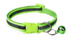 Matching Buckle Pet Cat Reflective Neck Collar with Regular Cute Bell