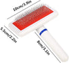 Cat Kitten Puppies Slicker Brush Pet Grooming Cleaning Hair Remover Handle Comb