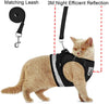 Mesh Harness with Leash Strap Pet Cat Dog Puppy Reflective Nylon