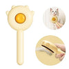 Cat Hair Portable Brush Self Cleaning Grooming Steel Comb Pin