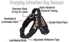 Harness Front Clip Pet Dog Adjustable Breathable Mesh Lightweight Easy Control for Outdoor Training