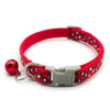 Adjustable Pet Cat Nylon Polyester Neck Collar With Regular Bell