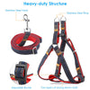 Denim Style Nylon Pet Harness with Leash Strap
