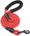 Reflective Braided Rope Pat Walking Big Dog Leash Strengthen Traction