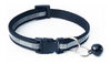 Matching Buckle Pet Cat Reflective Neck Collar with Regular Cute Bell
