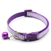 Polyester Adjustable Pet Cat Kitten Nylon Neck Collar With Regular Bell