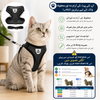 Pet Cat Dog Puppy Breathable Nylon Mesh Harness with Leash Strap