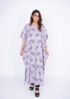 Women Maternity Top Poncho Nightwear Cotton Kaftan Nighty Dress Loungewear Batwing Caftan
