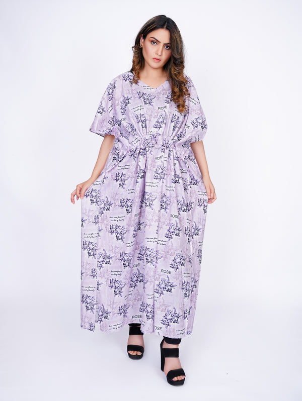 Women Maternity Top Poncho Nightwear Cotton Kaftan Nighty Dress Loungewear Batwing Caftan