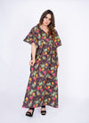 Batwing Caftan Women Maternity Top Poncho Nightwear Cotton Kaftan Nighty Dress Loungewear