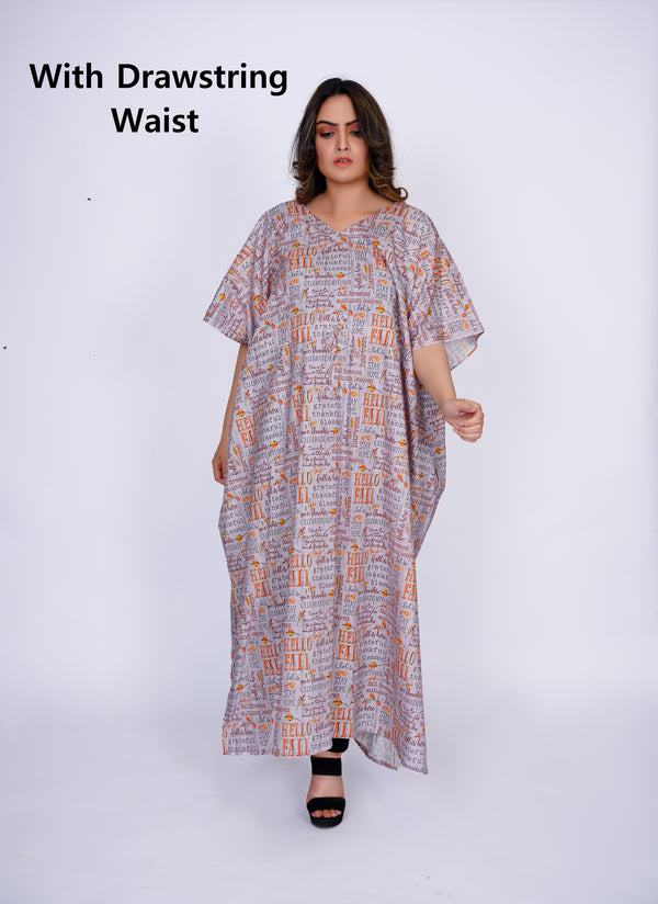 Nightwear Sleep Cotton Caftan Batwing Sleeves Top Loungewear Women Maternity Poncho