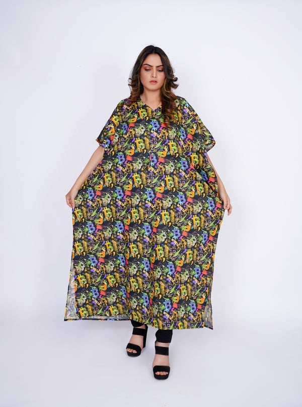 Cotton Caftan Batwing Sleep Nightwear Lounge Top Loungewear Maternity Poncho