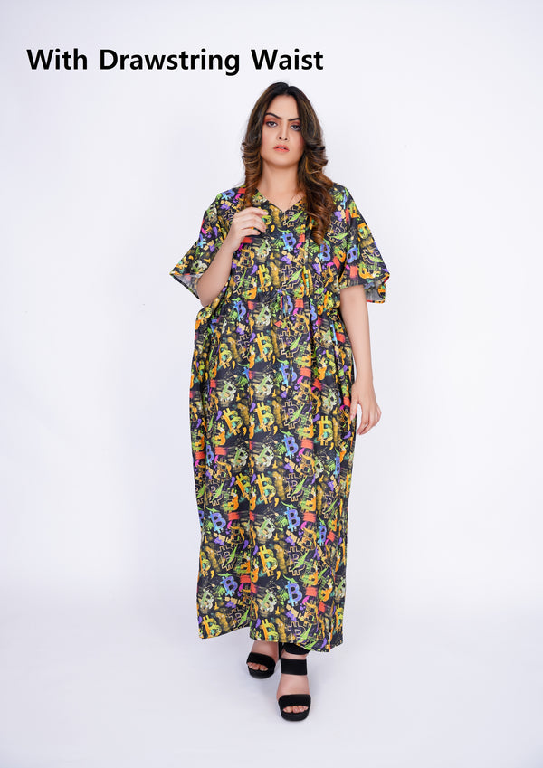 Cotton Caftan Batwing Sleep Nightwear Lounge Top Loungewear Maternity Poncho