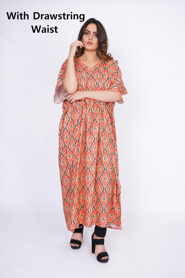 Women Maternity Cotton Caftan Batwing Sleeves Nightwear Sleep Top Loungewear Poncho