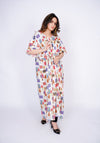 Drawstring Waist Cotton Kaftan Nighty Maternity Poncho