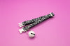 Panda Dots Pet Cat Kitten Hand Made Adjustable Neck Collar with Big Bell
