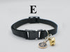 Cat Kitten Neck Collar with Bell and Alphabet Pendant