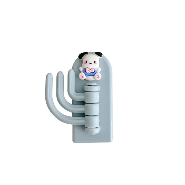 Cartoon Self Adhesive Hooks Door Kitchen Tile Bath Keys Holder Home Organizers
