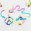 Rainbow Cat Kitten Leash Adjustable Harness Strap