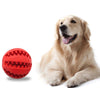 Chew Bite Resistant Toy Bouncy Rubber Balls Pet Dogs Treat Feeder Tooth Cleaning