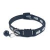 Fish Pattern Kitten Pet Cat Nylon Neck Collar with Regular Bell