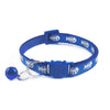 Fish Pattern Kitten Pet Cat Nylon Neck Collar with Regular Bell