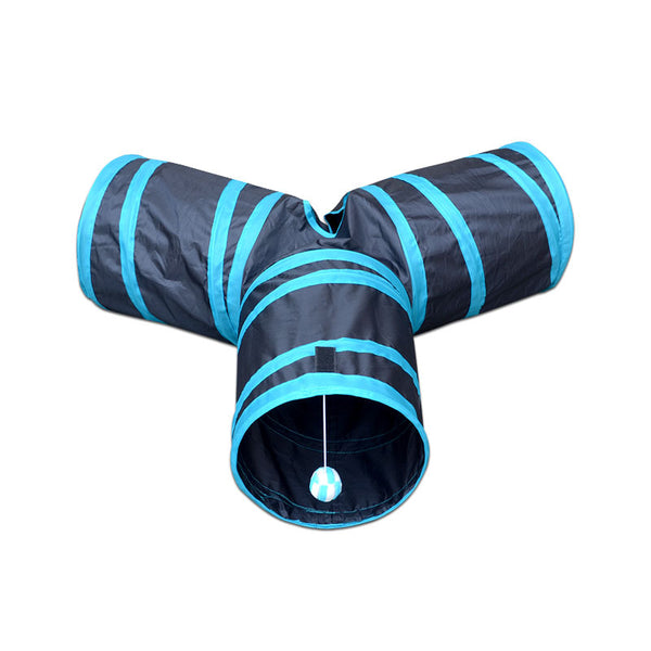3 Way Pets Tunnel Tube Toy for Kittens Cat Puppies Rabbits