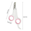 Stainless Steel Cat Dog Pets Nail Cutter with Toe Care Scissors Clippers
