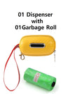 Baby and Pets Poo Dispenser Garbage Bags Disposal Bone and Capsule Shape Box With Roll