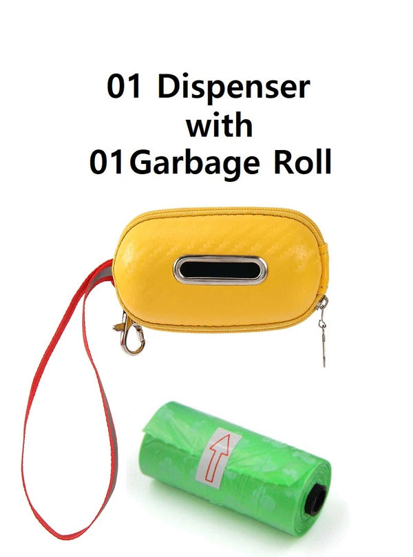 Baby and Pets Poo Dispenser Garbage Bags Disposal Bone and Capsule Shape Box With Roll