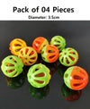 Pet Cat Plastic Ball with Jingle Bell Funny Interactive Kitten Toy