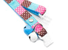 Pet Cat Kitten Dots Print Premium Quality Nylon Neck Collar with Double Bell