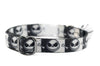 Cat collar with Jack Skellington pattern on a white background