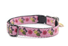 Premium Quality Nylon Pet Cat Kitten Neck Collar with Bee Pendant Black Bell