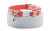 Premium Quality Nylon Pet Cat Kitten Neck Collar with Heart Pendant White Bell
