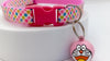 Pink Doraemon Cartoon Bell with Neck Collar For Cat Kitten