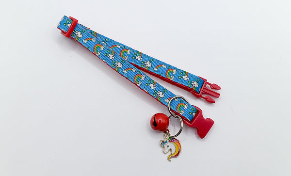 Horse Pendant Cat Kitten Neck Collar Red Buckle with Bell