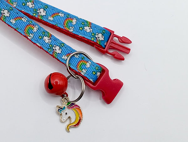 Horse Pendant Cat Kitten Neck Collar Red Buckle with Bell